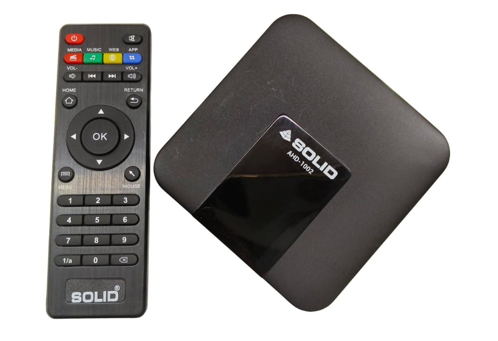 SOLID 1002 H.265 Amlogic S905W Android TV 4K Box  WITH 1GB RAM /2GB RAM 