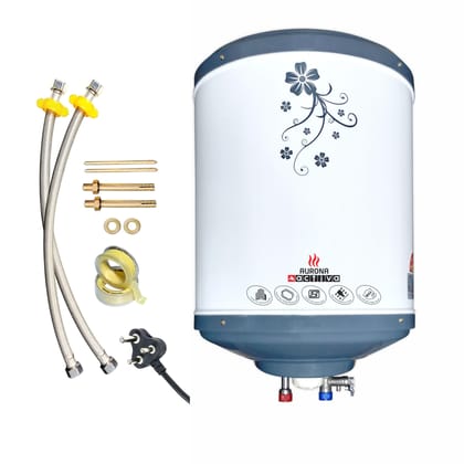 ACTIVA Aurona 15L Storage Water Geyser | BEE 5-Star Rated | 2000W | ABS Body | ISI Marked Copper Heating Element | Auto Cut-Off | Anti-Rust Coated Tank | 5-Year Warranty ACTIVA Aurona 15L Storage Water Geyser | BEE 5-Star Rated | 2000W | ABS Body | ISI M