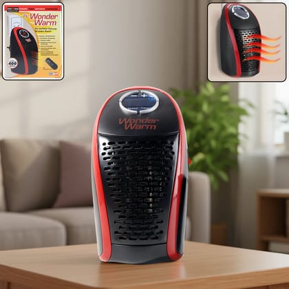 Wonder Warm 400W Wall Plug Room Heater (Without Remote, 1 Pc)