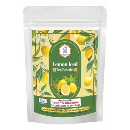 250 Grams Lemon Iced Tea Powder | Instant Tea With Zipper Lock | Refreshing, Healthy And Tasty | Source of Vitamin C | Pack of 1 (Lemon)