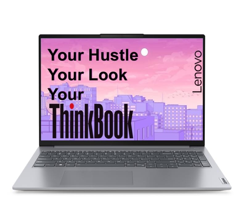 Lenovo ThinkBook 16, AMD Ryzen 7 7735HS, 16GB RAM, 512GB SSD, WUXGA IPS 16", Windows 11 Home, 1.7kg, 21MWA0AUIN, Backlit Keyboard, Fingerprint, 300 Nits, 1Y Warranty, Aluminium Top Laptop
