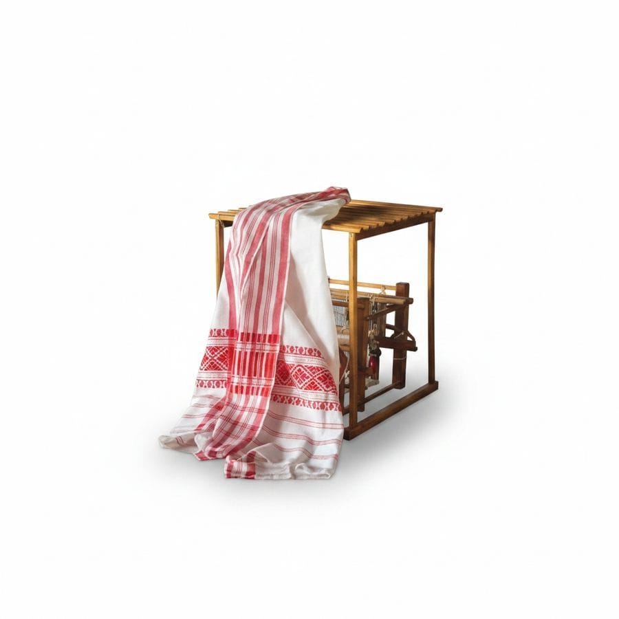 Assamese Traditional Hand-woven Gamosa