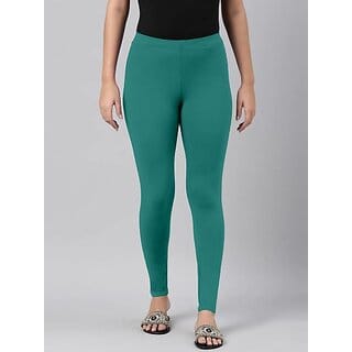 SHE PURE LUXURY WEAR Ankle Length  Ethnic Wear Legging  (Light Green, Solid)