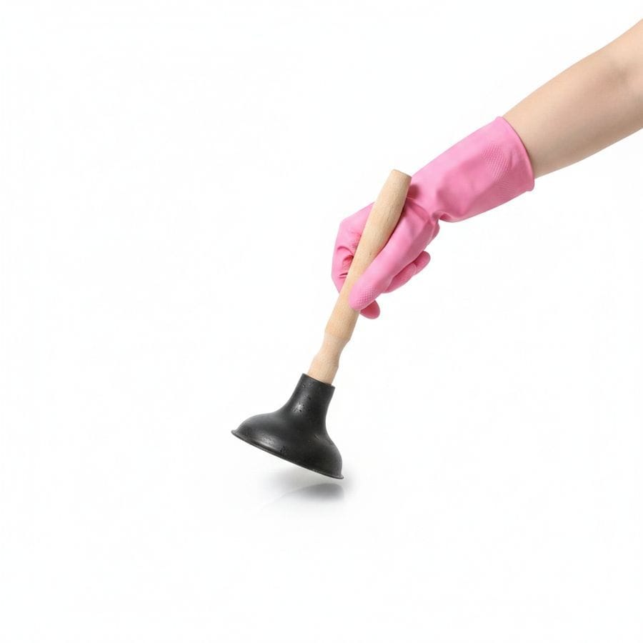 Heavy Duty Wood Handle Rubber Suction Plunger