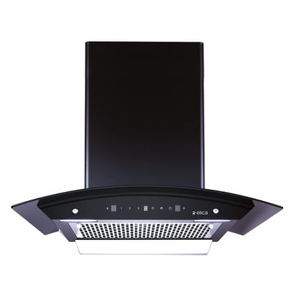 Elica 60 cm 1350 m3/hr Filterless Autoclean Kitchen Chimney with 15 Years Motor & 5 Years Comprehensive Warranty (WDFL 606 HAC LTW MS NERO, Touch + Motion Sensor Control, Black) Elica 60 cm 1350 m3/hr Filterless Autoclean Kitchen Chimney with 15 Years Mo