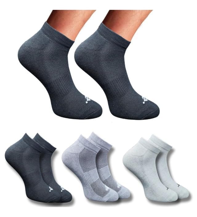 3_Pair Set Unisex Casual Cotton Printed Low Cut Socks (Multicolor)