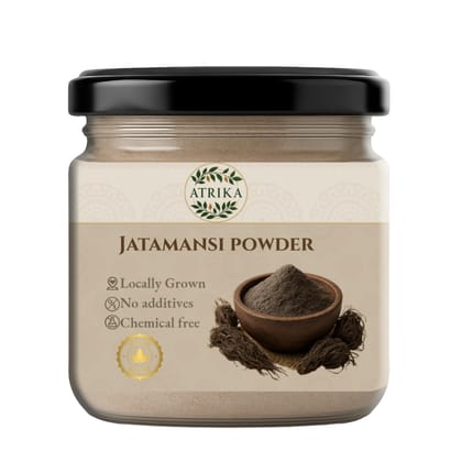 Atrika Jatamansi Root Powder,100 g | For Strong, Shiny, and Silky Hair | For Dandruff & Spilt Ends Free Hair | Moisturizes Scalp Atrika Jatamansi Root Powder,100 g | For Strong, Shiny, and Silky Hair | For Dandruff & Spilt Ends Free Hair | Moisturizes Scalp
