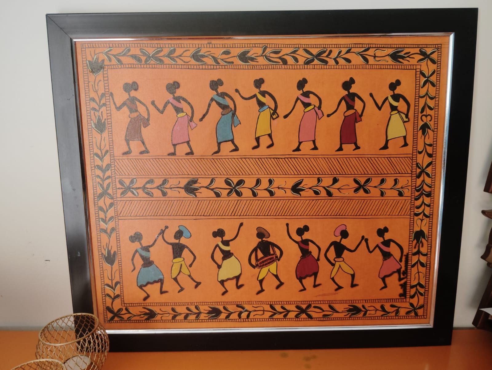 Saura art, size 21/17"Cold laminated frame