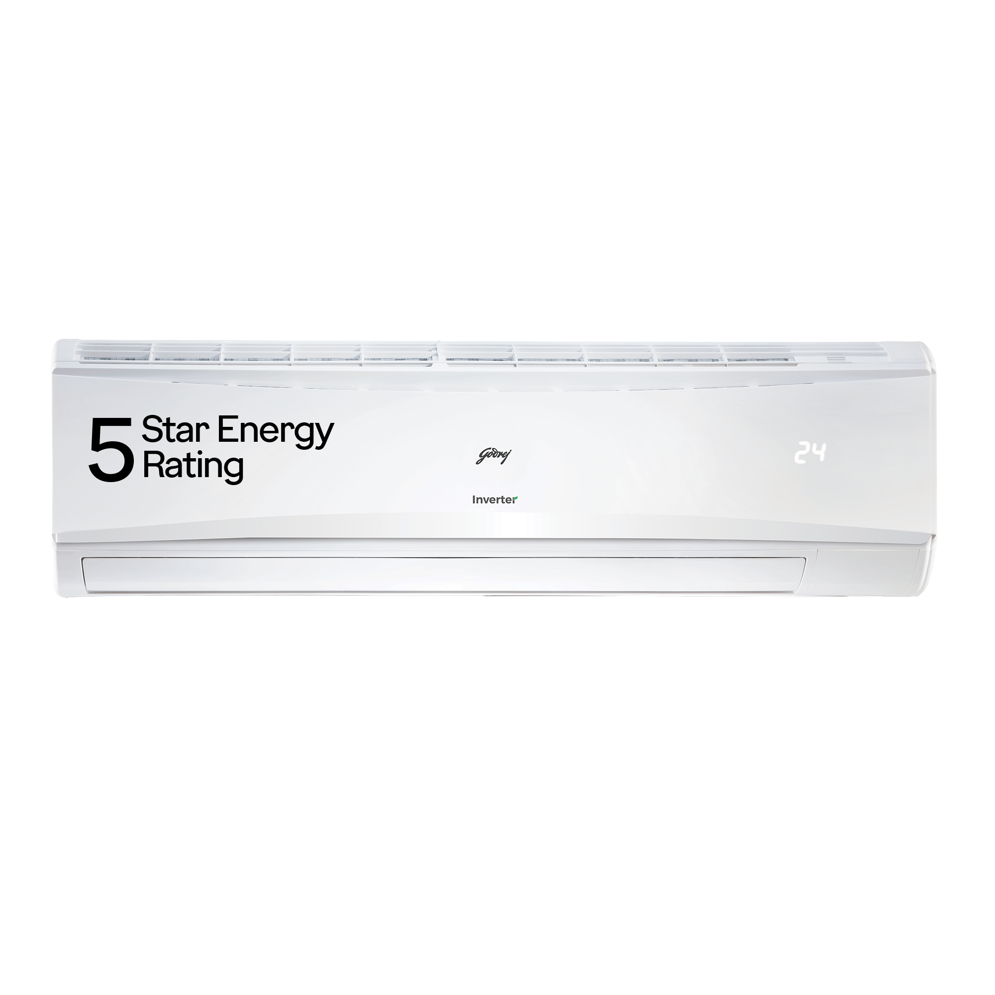 Godrej 1.4 Ton 5 Star, 5 Years Comprehensive Warranty, 5-In-1 Convertible Cooling, Inverter Split AC (Copper, I-Sense Technology, AC 1.4T EI 17LINV5R32 WYR, White)