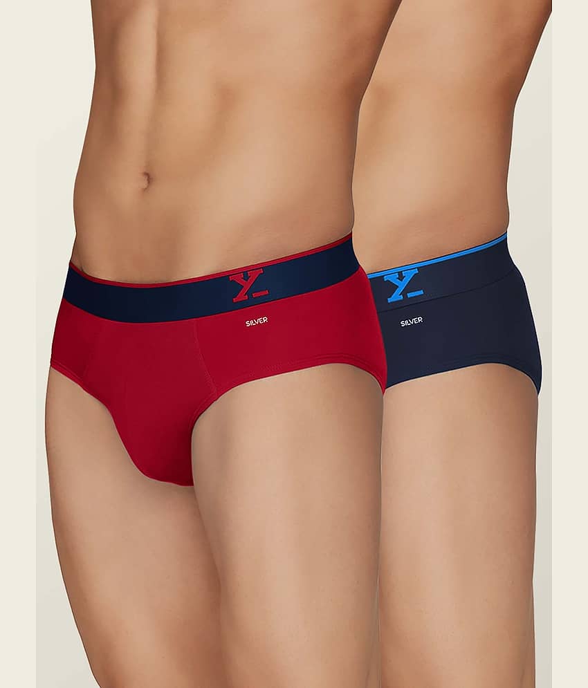 XYXX Pack of 2 Cotton Briefs For Men's ( Multicolor )
