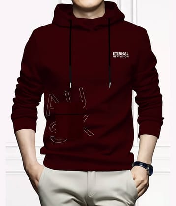 AUSK Hooded T-Shirt for Men - Cotton Blend ( White, Pack of 1 )