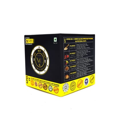 Anyday PRE MID & POST WORKOUT NUTRITIOUS POWERPACK COOKIES  NC5 - 170 gm - Five nutritional supplements