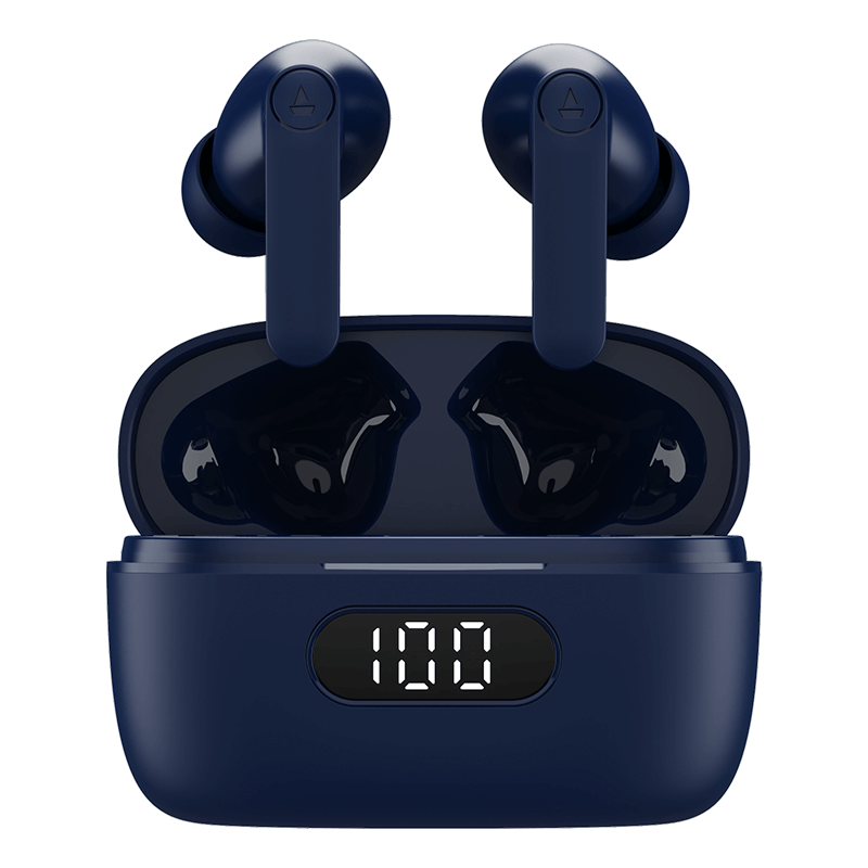 boAt Airdopes 121 PRO | Wireless Earbuds with 10mm Dynamic Drivers, ASAP™️ Charge, ENx™️ Technology, Easy Touch Control Blue