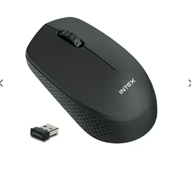 INTEX Power+ Wireless Optical Mouse (2.4GHz Wireless, Black)
