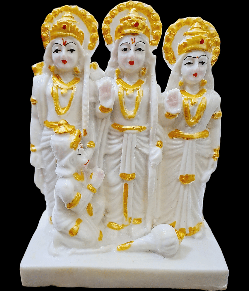 Resin Ram Darbar God Idol (14 cm)