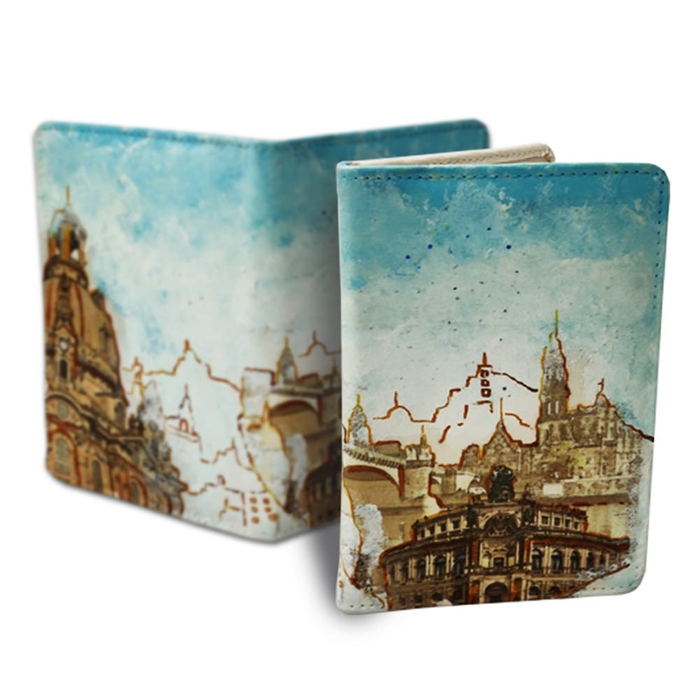 Decoupage Art On Passport Cover  DIY Kit by Penkraft