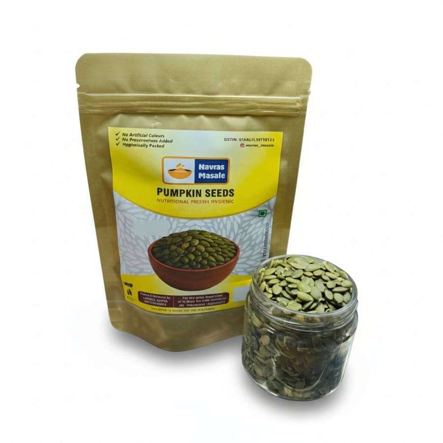 Navras Masale Pumpkin Seeds - 200 gm - One stand-up pouch