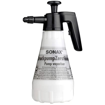 Sonax Pump Vaporiser Solvent Resistant 1Ltr | Adjustable Spray Nozzle for Solvent-Based Cleaning & Maintenance Products | Maximum Operating Pressure | Stable & Durable for Industry, Workshops