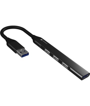 Portronics Mport 31:4 Ports USB Hub ,Grey (POR 1484)