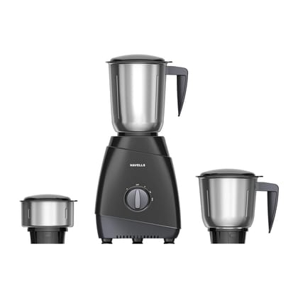 Havells Capture Nutri XL 500 Watts 3 Jar Heavy Duty Mixer Grinder|21000 RPM|Overload Protector|650ml Nutri Blending Jar With Sipper & Storage Lid