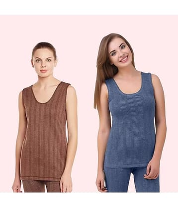 Paryag Woollen Thermal Tops - Multi Color Pack of 2