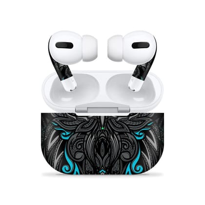 Classic Owl Blue Airpods Pro Skin