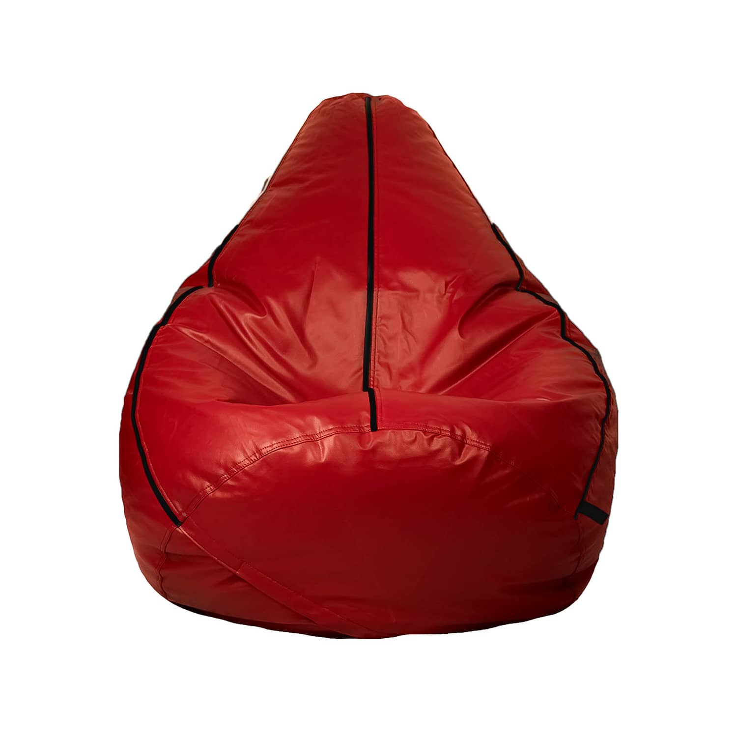 Craftlayout Strip Bean Bag Cover Red Black XXL