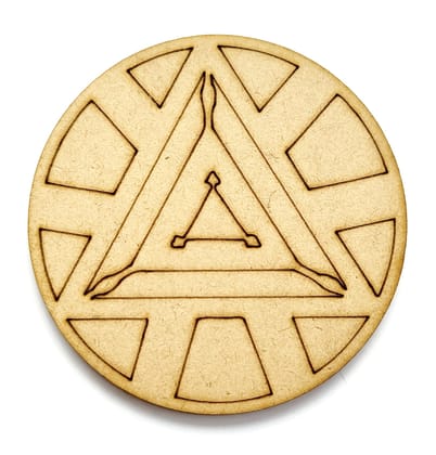 Brand Zero Pre Marked MDF Base - Design 3112 - Select Your Preference Of Size & Thickness