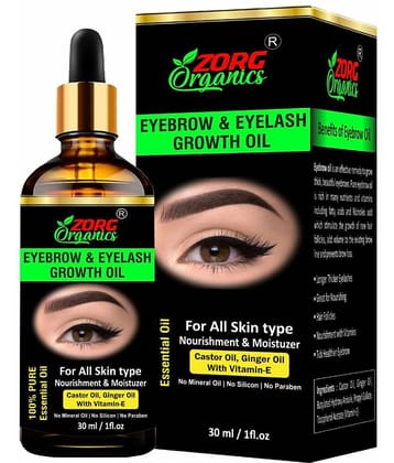 Zorg Organics Hair Growth Castor Oil 30 ml ( Pack of 1 )