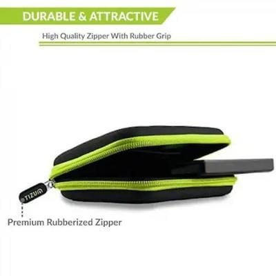 Hdd Carry Case Shock Proof For External Hard Disk Case Protection and universal uses, compatible with Power Bank, Adapter, Data Cables, hard disk