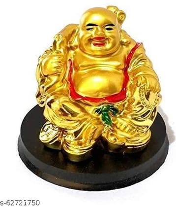 SHRI SHAKTI Handicraft Resin Buddha Idol 8 x 7 cms Pack of 1