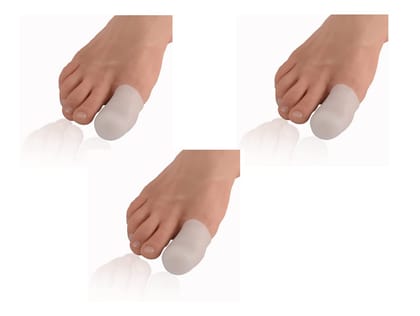 DJ Support EZYFIT Gel Toe Caps, Toe Protector Cover Caps - Pack of 3 Pairs DJ Support EZYFIT Gel Toe Caps, Toe Protector Cover Caps - Pack of 3 Pairs