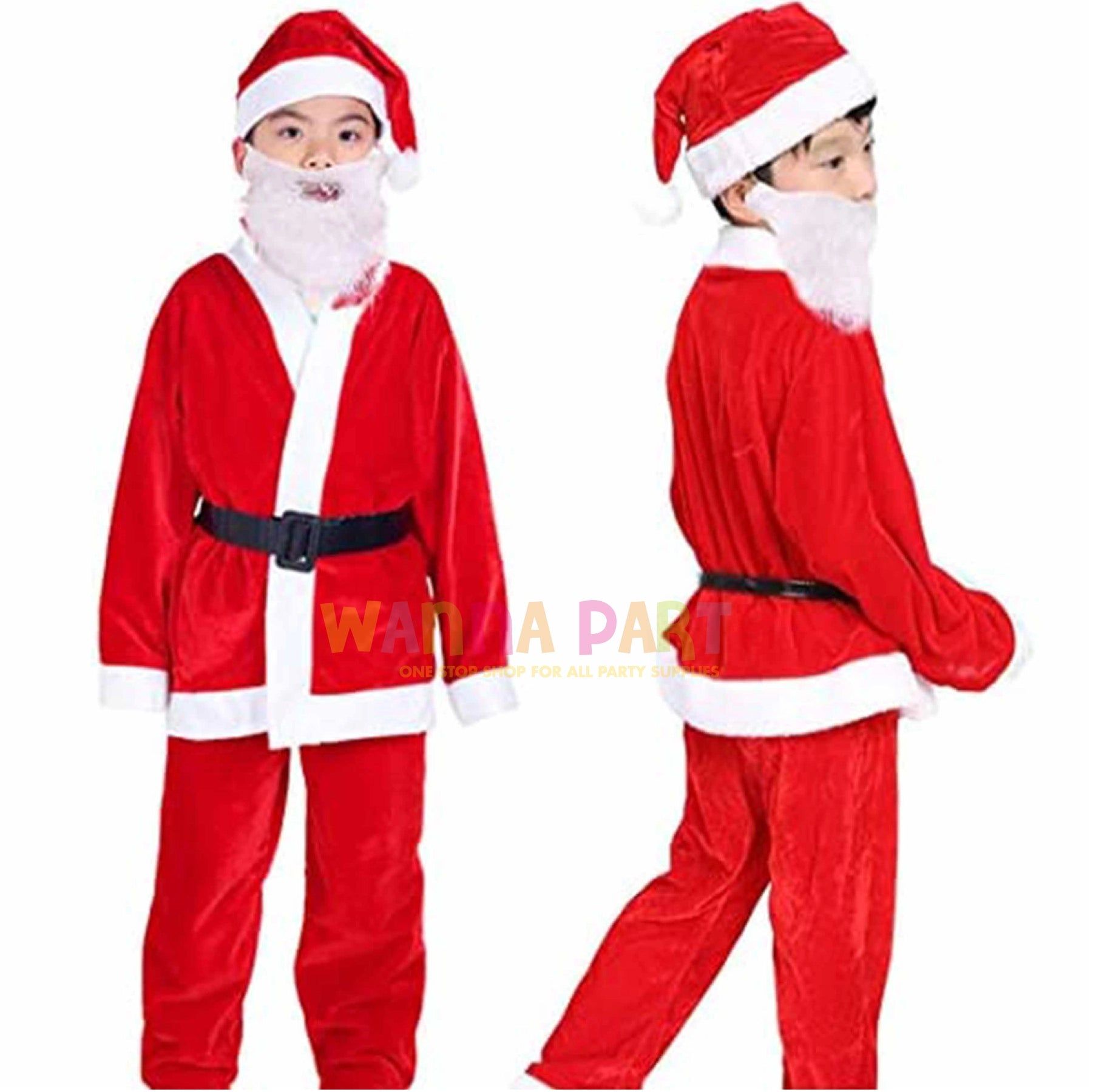 Santa Claus Fancy Christmas Costume for  for Kids