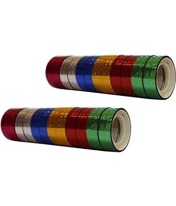 Eclet Multicolor Single Sided Decorative Tape ( Pack of 2 )