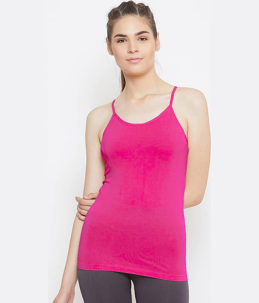 Outflits Cotton Women's Smoothing Cami ( Pink )