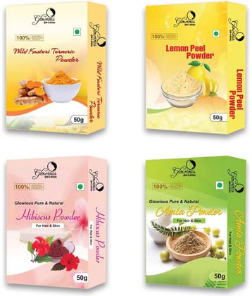 glowious - Skin Toning Face Pack for Normal Skin ( Pack of 4 )