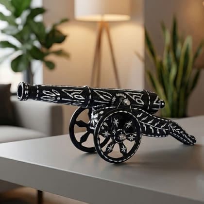 Aluminum Table Decor Showpiece Cannon (ZMAS002 C)