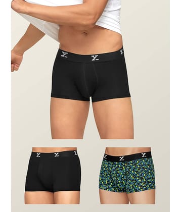 XYXX Pack of 3 Modal Trunks For Men's ( Multicolor )