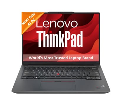 Lenovo ThinkPad E14 AI PC Intel Core Ultra 5 125U | Copilot Key | 16GB RAM | 1TB SSD | 14 WUXGA IPS 300 Nits | Win 11 + Office 2024 | Backlit | Fingerprint | 1.42 kg | 1Y Onsite | Black 21M7S0SH00 Lenovo ThinkPad E14 AI PC Intel Core Ultra 5 125U | Copil