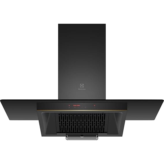 Electrolux 90cm Straight Glass Chimney for up to 180 sqft Kitchen,ECC9681G