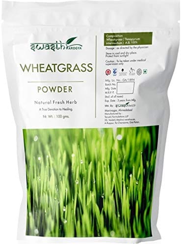 Swasth Arogya Wheatgrass Powder - 1 Pack Of Pure Wheatgrass Powder (100g)