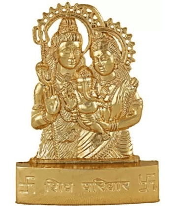 Shri Ashta Vinayak Brass Shiv Family Idol ( 10 cm )