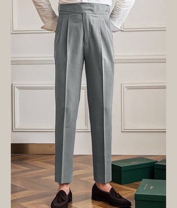 Eyebogler Regular Flat Men's Formal Trouser - Green ( Pack of 1 )