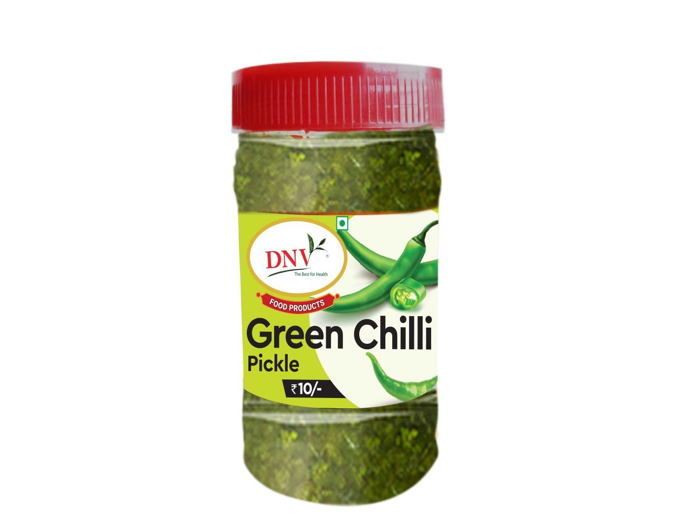 DNV Foods Pickle Green Chilli, 50 gm