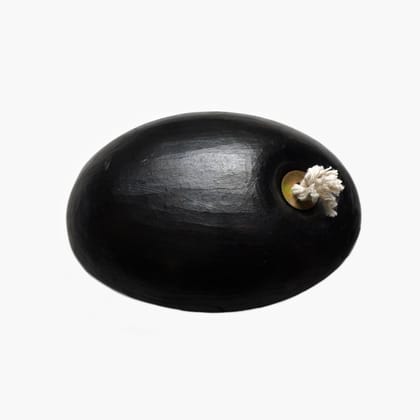 Longpi Black Stone Pottery Pebble Lamp (1TGAUTLKA03268)