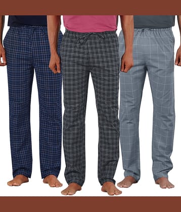 XYXX Pack of 3 Pyjama For Men's ( Multi )