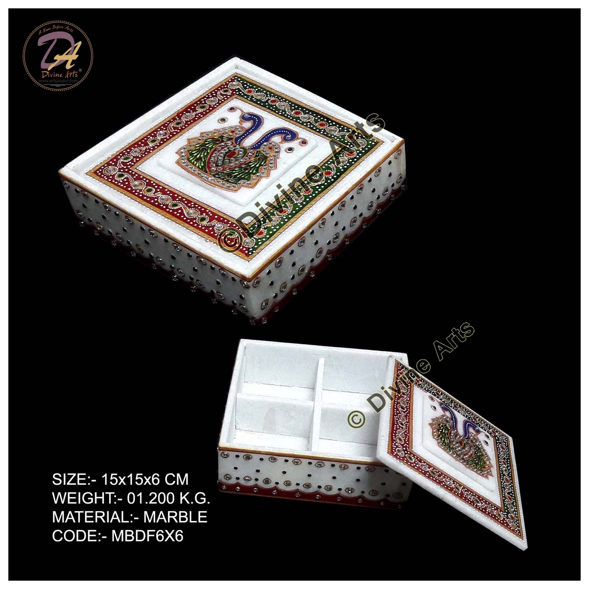 Marble Dry Fruit Box