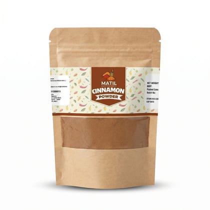 MATIL CINNAMON POWDER - 50 gm - One stand-up zipper pouch