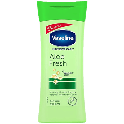 Vaseline Intensive Care Aloe Fresh Body Lotion - For Healthy Soft Skin + Vaseline Jelly, 200 Ml Vaseline Intensive Care Aloe Fresh Body Lotion - For Healthy Soft Skin + Vaseline Jelly, 200 Ml