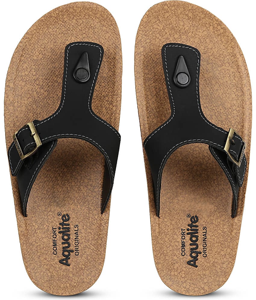 Aqualite Black Men's Daily Slipper